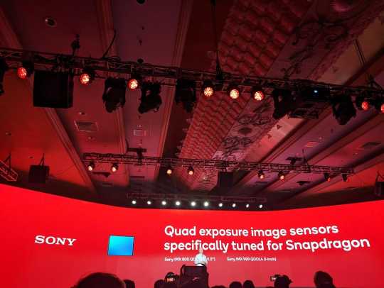 Sony感光元件包括IMX800、IMX989 皆部援高通Snapdragon 8 Gen 2 旗艦處理器，針對HDR 高動態(tài)範(fàn)圍做最佳化的影像調(diào)校。