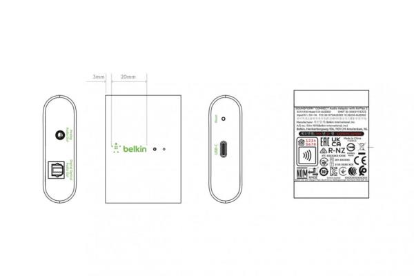 支援 AirPlay 2、Homekit！Belkin 將推 Wi-Fi 行動(dòng)接收器