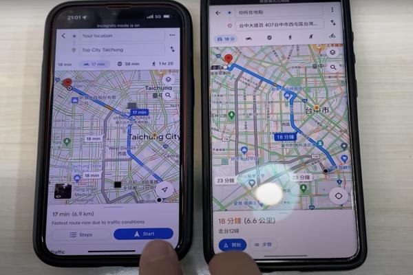 Google地圖在安卓“動(dòng)畫卡到爆”慘輸蘋果 使用者疑惑：放生親兒子？